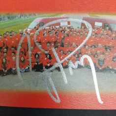 Cartolina Ducati con autografo non indentificato. Buone condizioni 2