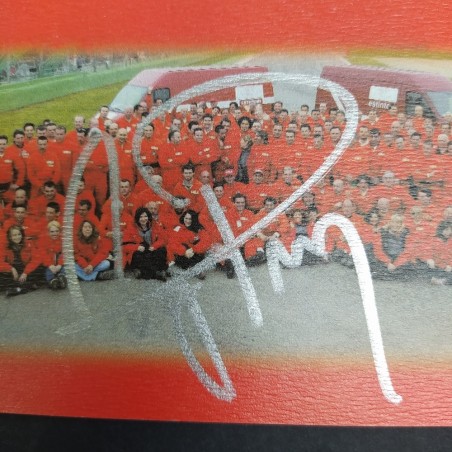 Cartolina Ducati con autografo non indentificato. Buone condizioni