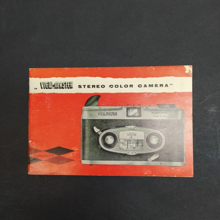 Manuale d'uso macchina fotografica View-Master Stereo Color Camera. Macchie