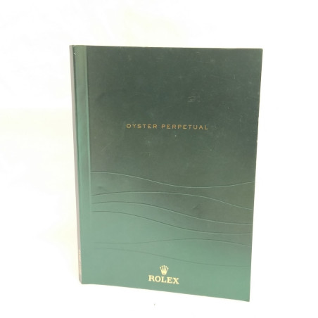 Catalogo orologi Rolex Oyster Perpetual 2011. Macchie sul retro