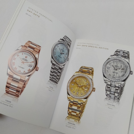 Catalogo orologi Rolex Oyster Perpetual 2011. Macchie sul retro