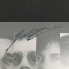 Cartolina del gruppo musicale Stadio con l'autografo di Gaetano Curreri. Buono 2