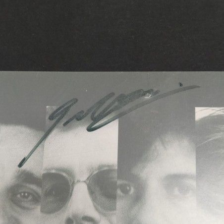 Cartolina del gruppo musicale Stadio con l'autografo di Gaetano Curreri. Buono