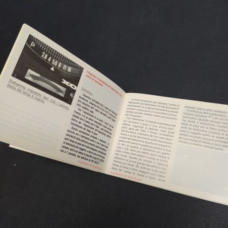 Libretto d'istruzioni per macchina fotografica Minox 35 ML. Macchie in copertina