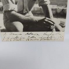 Foto autografata dell'attore Antonio Pierfederici con dedica. Macchie sul retro 2
