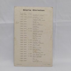 Cartolina con foto e autografo di  Gloria Christian, 16x10 cm con graffi 2