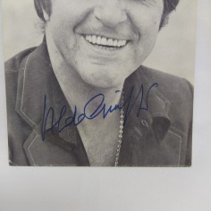 Foto autografata di Giuffre Aldo, 15x10,5 cm. Piega sulla parte frontale 2