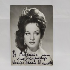 Foto autografata da cantante lirica non identificata, datata 1961. Aloni