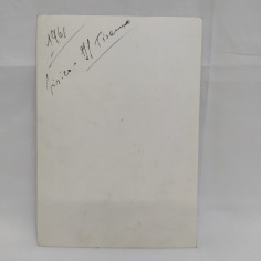 Foto autografata da cantante lirica non identificata, datata 1961. Aloni 2