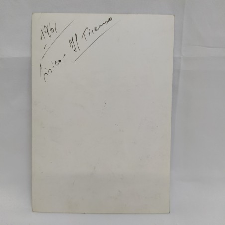 Foto autografata da cantante lirica non identificata, datata 1961. Aloni