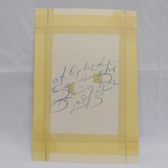 Foto autografata del cantante lirico Beniamino Prior con passe partout 2