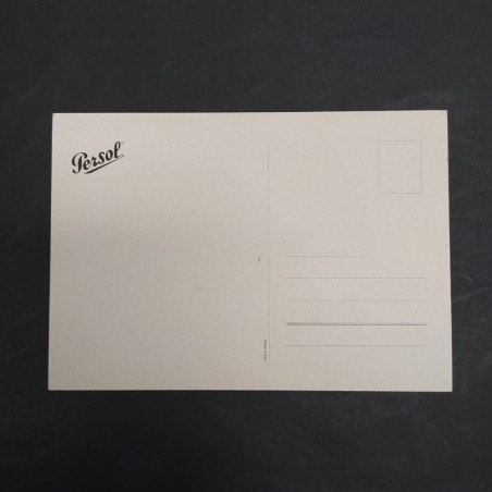 Cartolina pubblicitaria occhiali Persol con foto autografata di Alex Del Piero