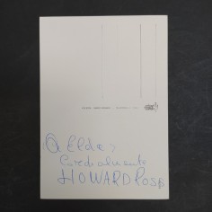 Cartolina con foto e autografo dell'attore Howard Ross in buone condizioni 2