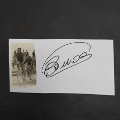 Ritaglio di giornale con la firma del ciclista Gino Bartali. Stampa