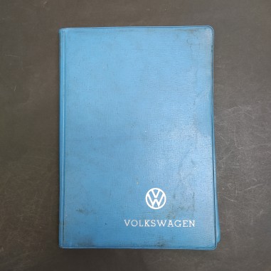 Portadocumenti Volkswagen con Listino prezzi manodopera 1970 e Tessera AIS