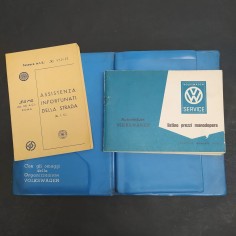 Portadocumenti Volkswagen con Listino prezzi manodopera 1970 e Tessera AIS 2