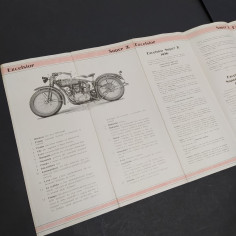 Catalogo motocicletta Excelsior Super X e Super Sport 1926. Buone condizioni 2