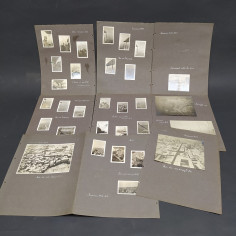 Lotto di foto di Jesi vista dal dirigibile nell'inverno 1917-18.Buone condizioni
