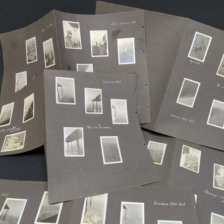 Lotto di foto di Jesi vista dal dirigibile nell'inverno 1917-18.Buone condizioni
