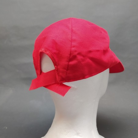 Cappellino Pirelli in tela rosso con autografo di Lewis Hamilton ben conservato