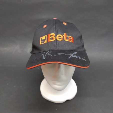 Cappellino Beta Tools con l'autografo di Valentino Rossi. Ben conservato
