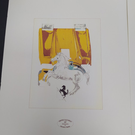 Lotto di 6 stampe Ferrari Centro Culturale GT Giovanni Taddia, 50x34,5 cm