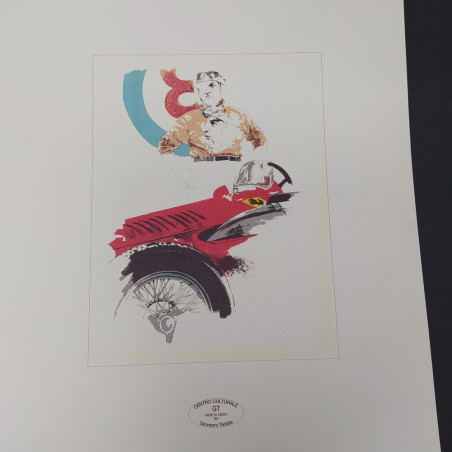 Lotto di 6 stampe Ferrari Centro Culturale GT Giovanni Taddia, 50x34,5 cm