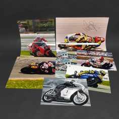 Lotto di 36 foto di F1 alcune con autografi, misure varie ben conservate