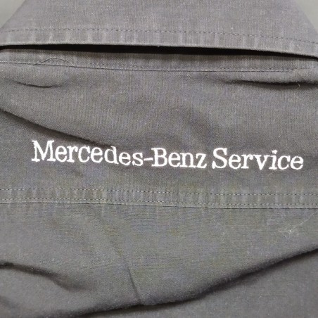 Lotto di 2 camicie Mercedes bianca e nera, maniche lunghe e corte. Inusate