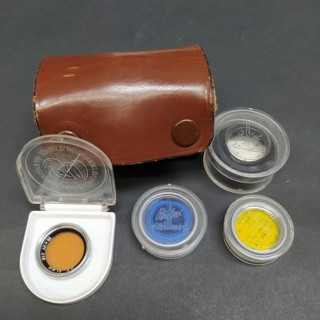 Cinepresa Bolex Paillard H8 con accessori, documenti e borsa in pelle. Buono