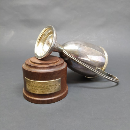 Coppa Aci Rimini XIV concorso eleganza autovetture 1960, base rotonda. Staccata