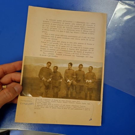Fascicolo I precedenti del volo su Vienna con foto d'epoca aggiuntive 1972