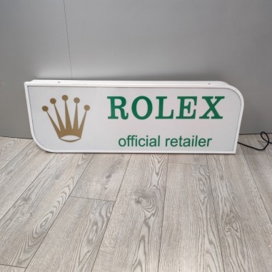 Insegna luminosa Rolex Officale Retailer - ex concessionario