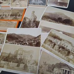 Lotto di 22 fotografie d'epoca di città e paesaggi tedeschi, alcune annotazioni 2
