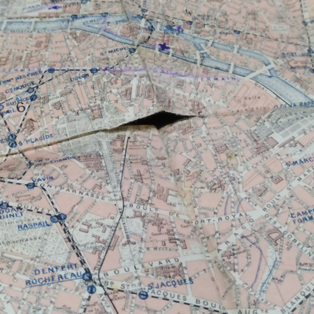 Mappa tascabile - Plan commode di Parigi con le stazioni della metropolitana