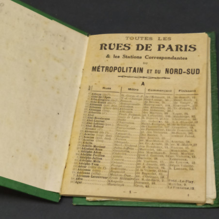 Mappa tascabile - Plan commode di Parigi con le stazioni della metropolitana
