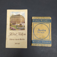 Mappa tascabile di Berlino e guida della città,1917/18 Berlin kleine Ausgabe