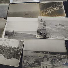 Lotto di 12 foto di navi, porti e marinai 1920 di cui alcune annotate 2