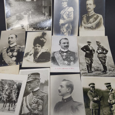 Lotto di 13 cartoline e foto della famiglia reale e alte cariche del '900 2