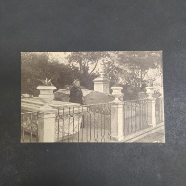 Cartolina ritraente Francesca Armosino vedova di Giuseppe Garibaldi, fine '800