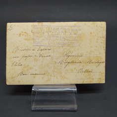 Cartolina del S.E. Dario Lupi e seguito a Caprera nel 1923. Vistosa fioritura 2