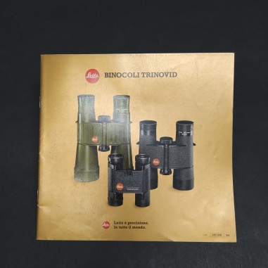 Catalogo di binocoli Leitz Trinovid 1982 ben conservato con piccole sbiaditure