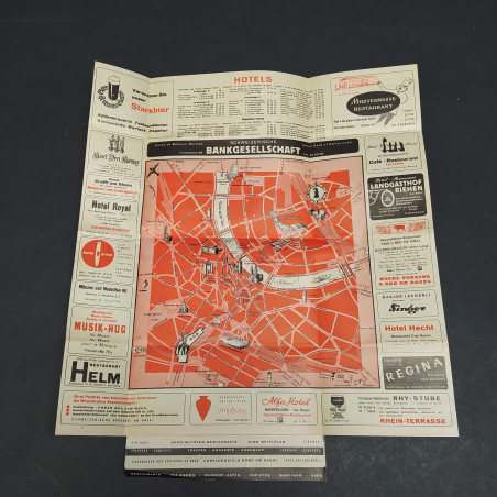 Pubblicazione con informazioni settimanali e mappa di Basilea, 1-9 agosto 1959