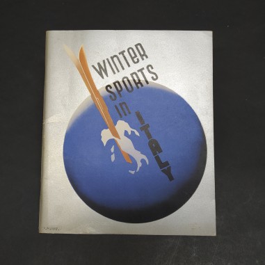 Pubblicazione promozionale turismo invernale Winter sports in Italy 1936. Buono