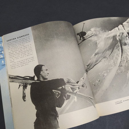 Pubblicazione promozionale turismo invernale Winter sports in Italy 1936. Buono