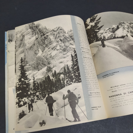 Pubblicazione promozionale turismo invernale Winter sports in Italy 1936. Buono