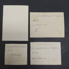 Lotto di 4 fotografie di automobili degli anni '20. Piccole sbucciature 2