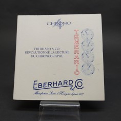 Libretto e garanzia di un orologio Eberhard Chrono 4 Temerario. Buone condizioni