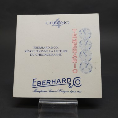 Libretto e garanzia di un orologio Eberhard Chrono 4 Temerario. Buone condizioni