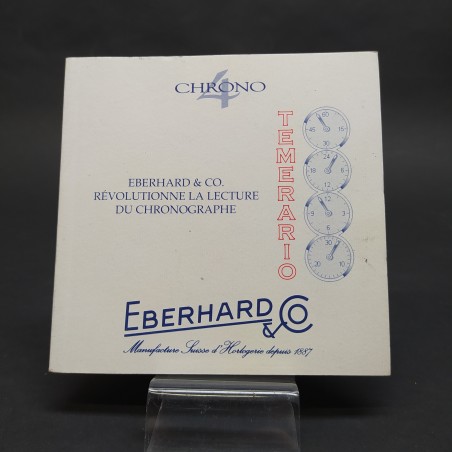 Libretto e garanzia di un orologio Eberhard Chrono 4 Temerario. Buone condizioni